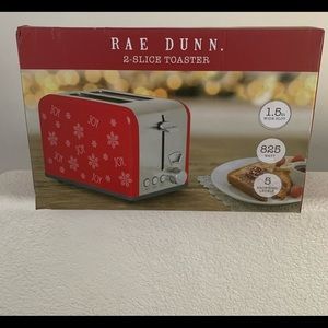 Rae Dunn 2 slice toaster. 1.5 Wide Slots ,Removable crunch tray , Led Indicator